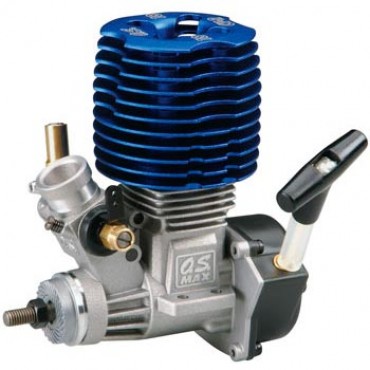 MOTOR PARA AUTOMODELO O.S. MAX 18-CV-RX BLUE 11J COM CARBURADOR, RECOIL E VELA O.S. 8 OSM 11880